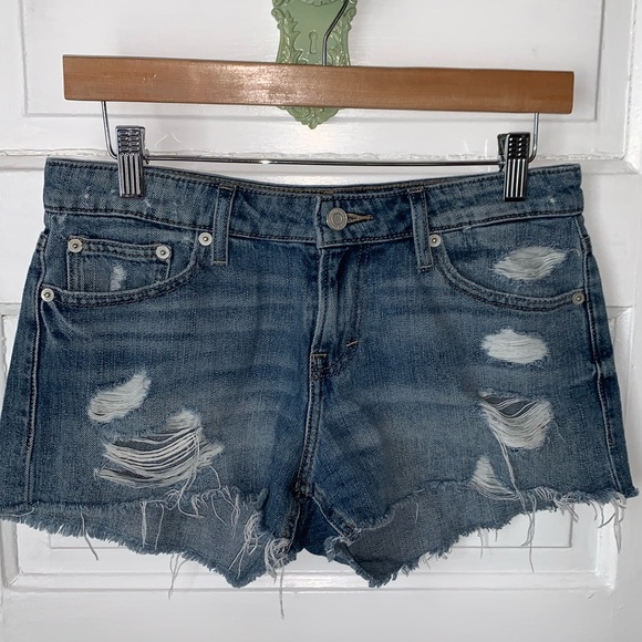 Lucky Brand Pants - LUCKY BRAND THE CUTOFF DISTRESSED SHORTS